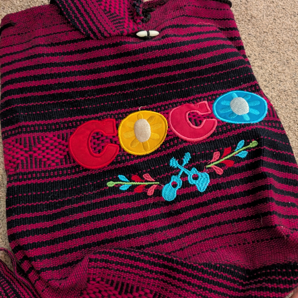 Colorful Striped Sweater with Embroidery